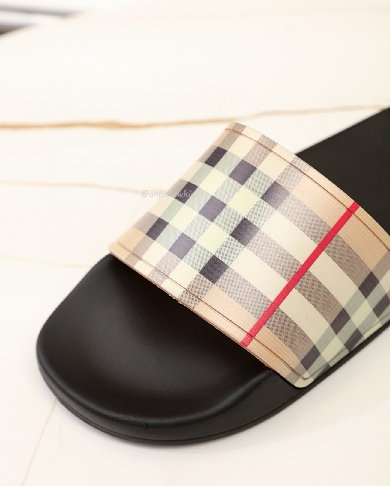 Burberry Vintage Check Slides Beige (8) - newkick.vip